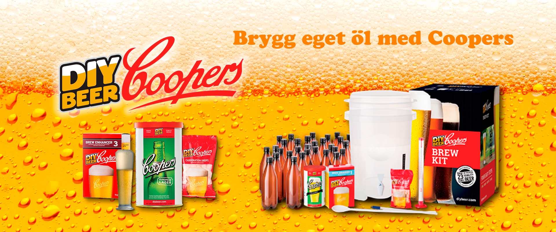 DIY Brew Kit Brygg öl med Coopers DIY Brew Kit